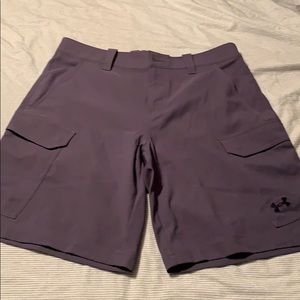 Men’s grey under armor shorts